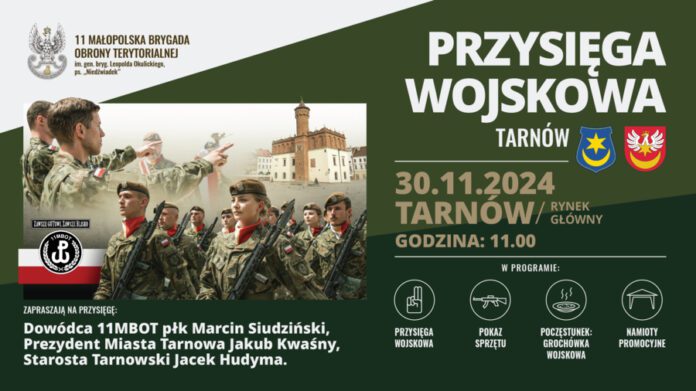 Przysięga wojskowa w Tarnowie
