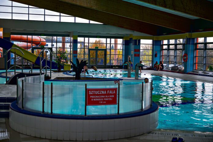 Tłumy tarnowian w Parku Wodnym