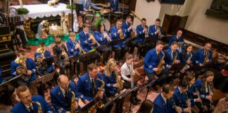 Orkiestra Dęta z Tuchowa kolędowała w Sanktuarium Matki Bożej