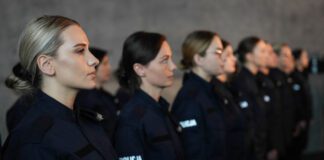 Ślubowanie policjantów, fot. Małopolska Policja