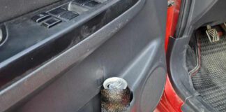 Kierował samochodem i gasił pragnienie