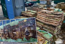 Teatralne maski cenionego architekta trafiły na śmietnik