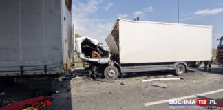 Zderzenie ciężarówek na autostradzie - Jedna osoba nie żyje