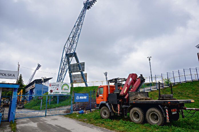 modernizacyjne na toru żużlowego w Tarnowie