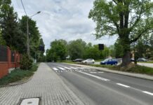 Przejście dla pieszych Krzyska