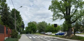 Przejście dla pieszych Krzyska