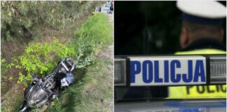 Motocyklista uciekał przed policją