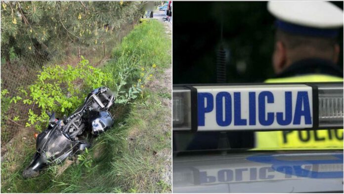 Motocyklista uciekał przed policją