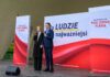 Szymon Hołownia w towarzystwie żony w Tarnowie