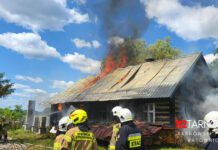 Pożar w Turzy, fot. 112Tarnow.pl