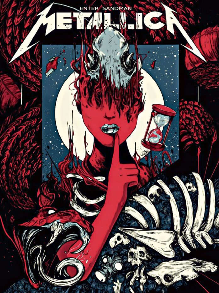 fonograf - Plakat Hard Rock - Metallica - EnterSandman