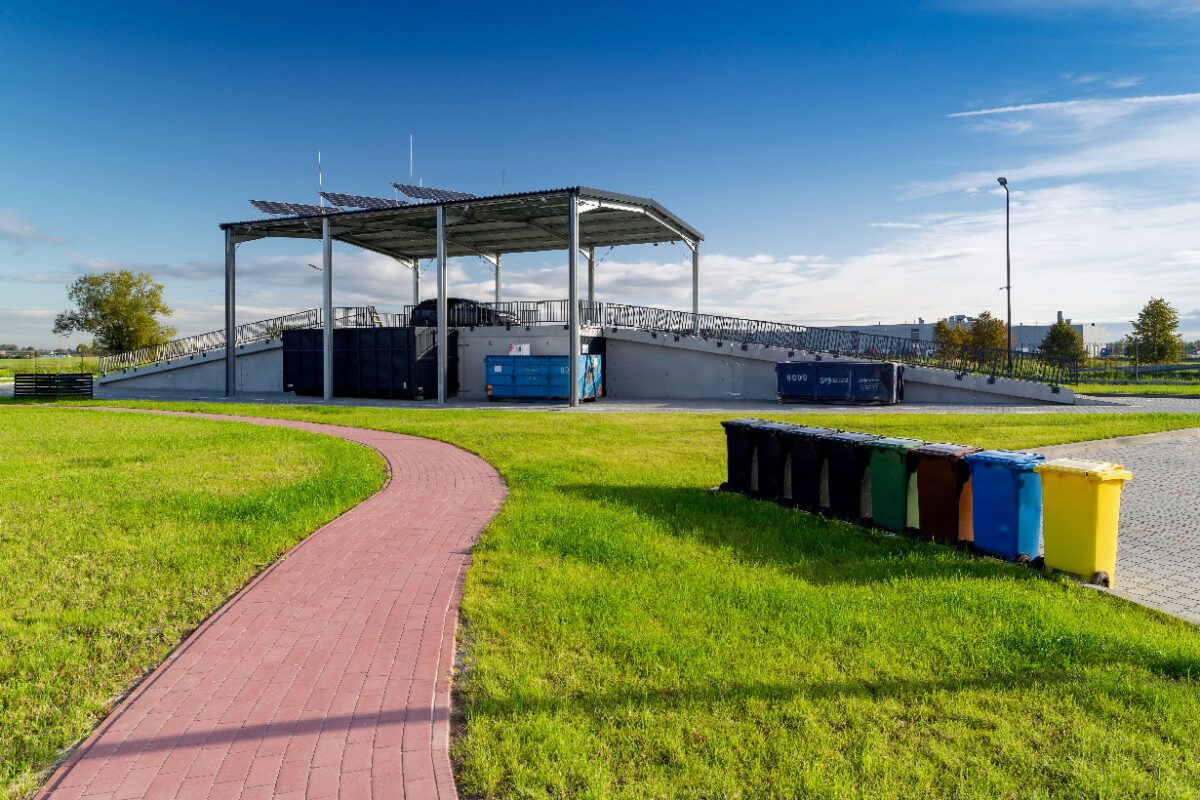 Punkt Selektywnej Zbiórki Odpadów Komunalnych w Podłężu