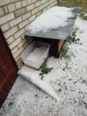 Gradobicie w powiecie Tarnowskim