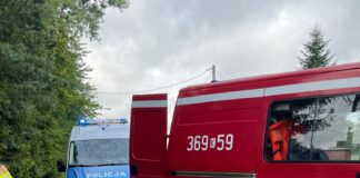 Wypadek motocyklisty