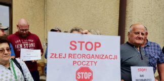 Mieszkańcy przeciwko restrukturyzacji poczty polskiej