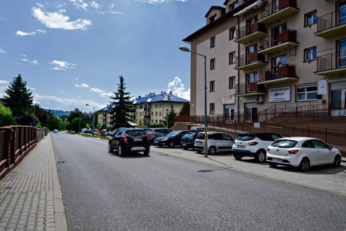 Noga z gazu na osiedlu Zielonym w Tarnowie