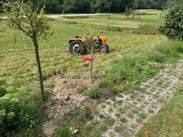 traktor wypadek