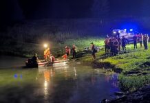 Znaleziono ciało 52-letniego mężczyzny w zbiorniku retencyjnym w Skrzyszowie, fot. Marcin Kuczek