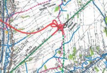 Wschodnia obwodnica Tarnowa mapa
