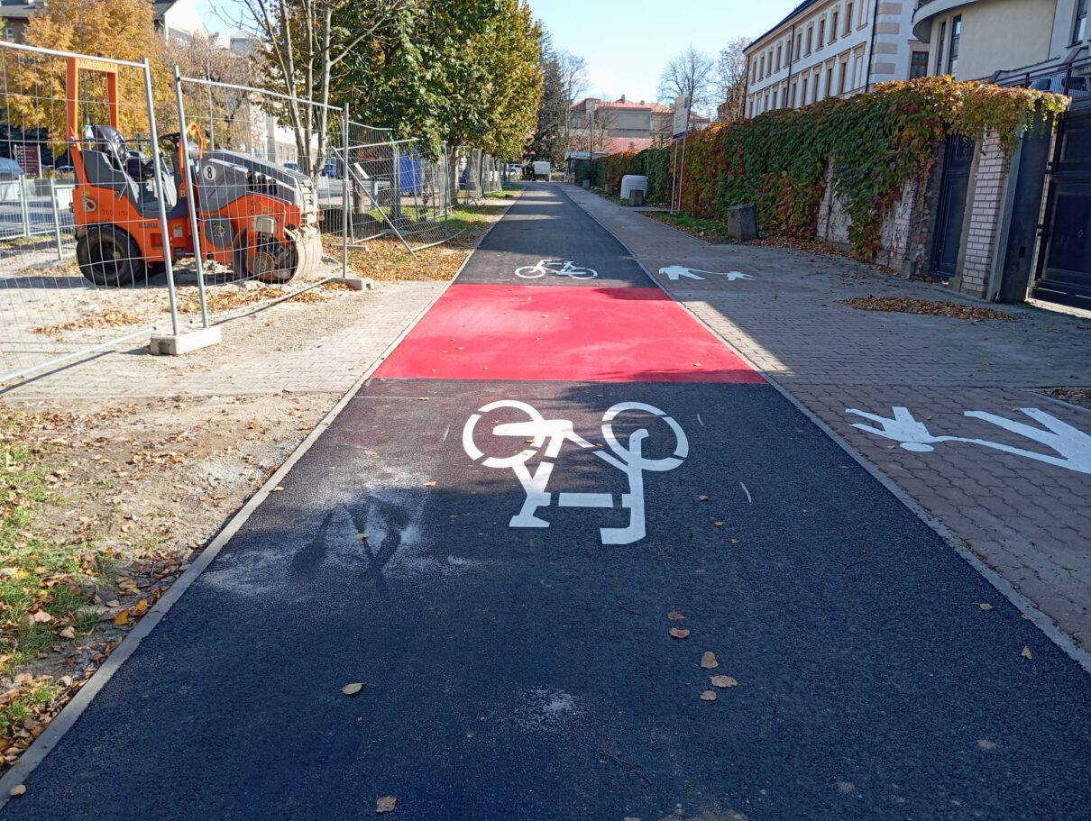 al. Solidarności ścieżka rowerowa al. Solidarności ścieżka rowerowa