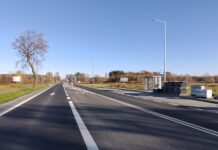 Ładna przebudowane skrzyżowanie