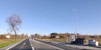 Ładna przebudowane skrzyżowanie