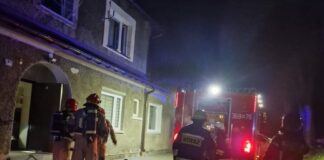 Pożar w Tuchowie, fot. Ratownicy Medyczni Pogotowie Ratunkowe-Filia Tuchów