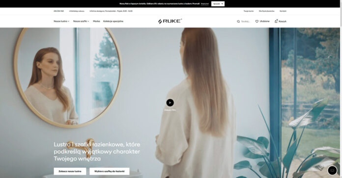 Sklep z lustrami Ruke