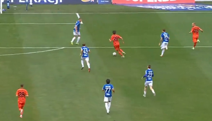 Termalica przegrywa w Poznaniu. Lech liderem Ekstraklasy